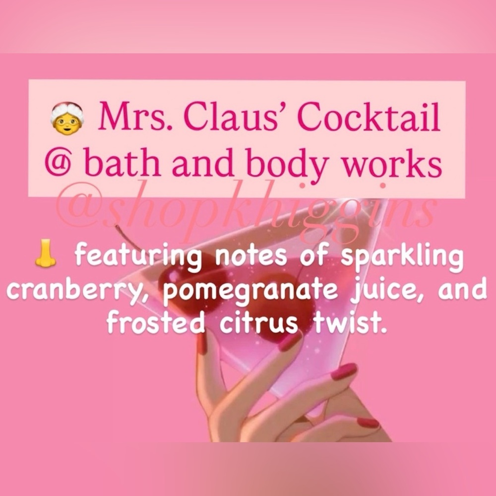 NEW B&BW Mrs. Claus’ Cocktail Body Wash, 10 fl oz - Picture 2 of 4